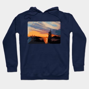 Pacific Coast Sunset Hoodie